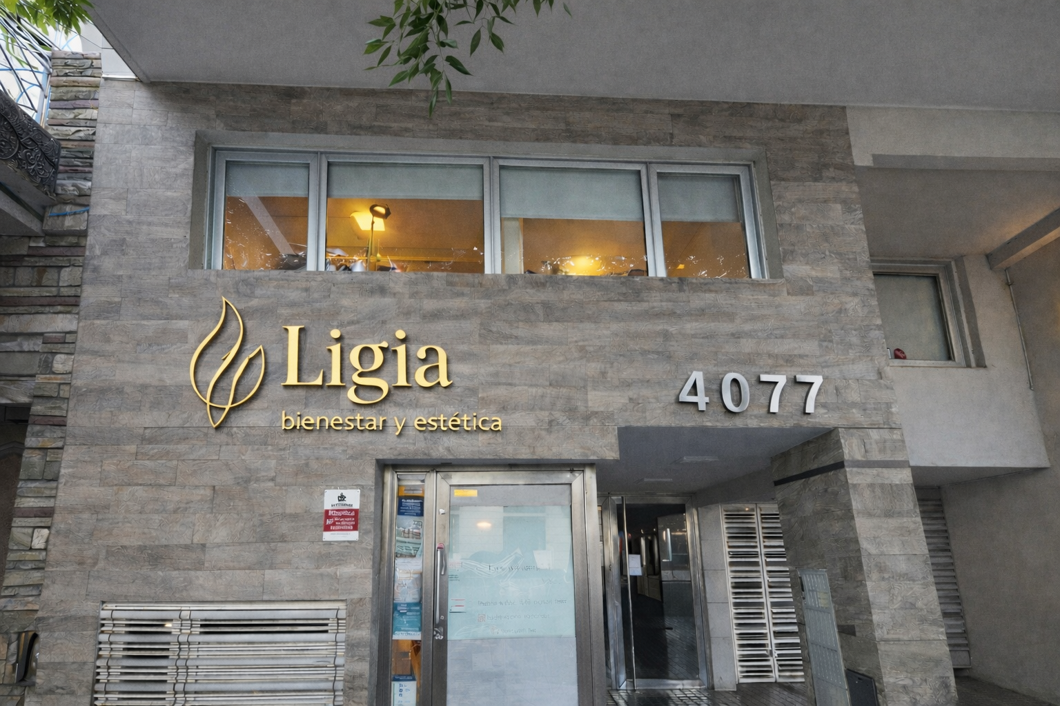 Frente del centro Ligia Bienestar y Estética